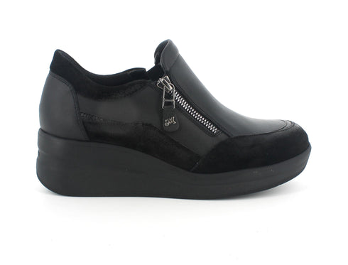 Melluso Donna Scarpe basse Pelle R25629-206592 Nero